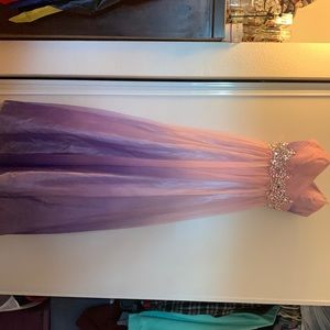 Beautiful purple/pink ombré prom dress